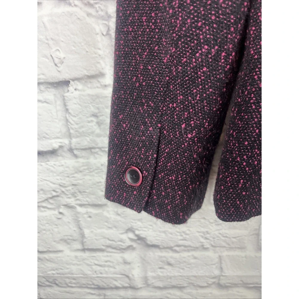 Oleg Cassini VTG Women's Old Money Tweed Fringe Lined Blazer Jacket Size 10